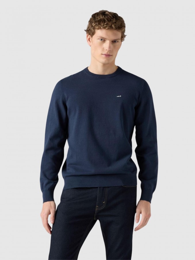 Sueter Hombre Azul Marino Levis