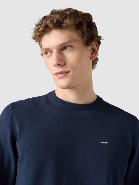Sueter Hombre Azul Marino Levis