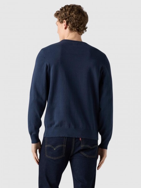 Sueter Hombre Azul Marino Levis