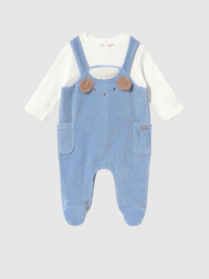 Dungarees Baby Boy Blue Mayoral