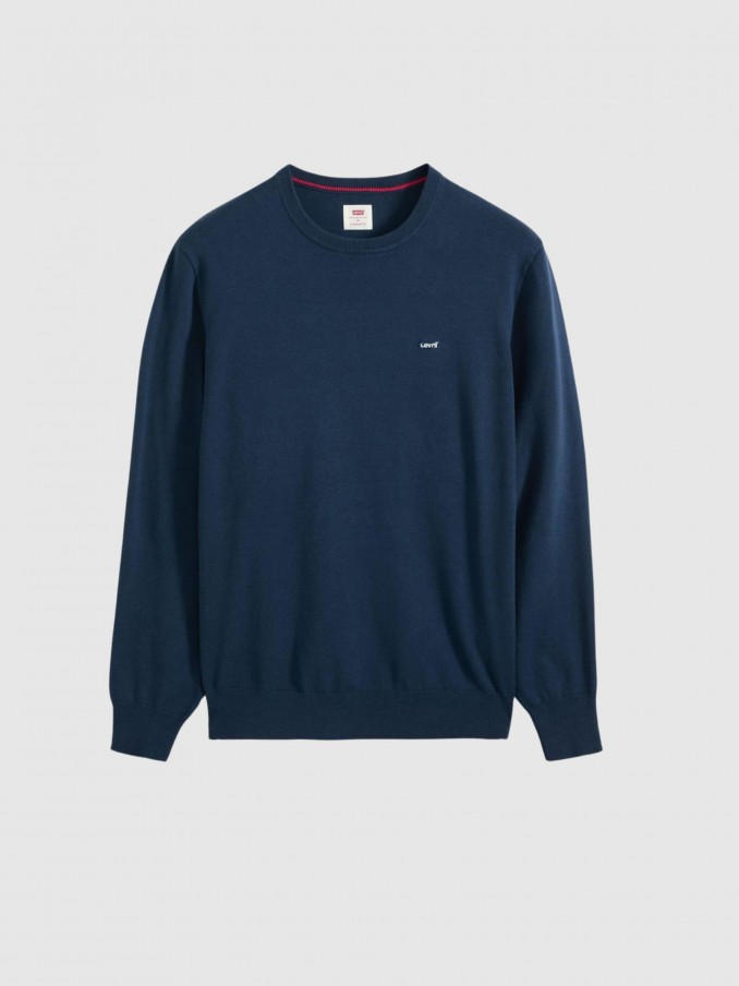 Sueter Hombre Azul Marino Levis