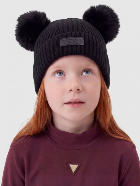 Gorro Niña Negro Guess Gorro Niña Negro Guess