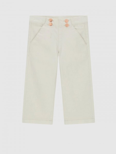Jeans Guess Menina Gmd Stretch Bull Denim Palazzo