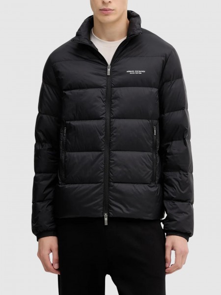Jacket Man Black Armani Exchange Jacket Man Black Armani Exchange