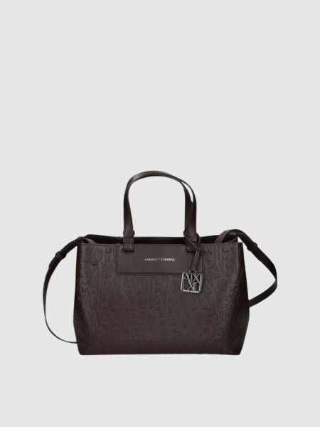Mala Armani Exchange Mulher Liz Pebble Tote M Mala Armani Exchange Mulher Liz Pebble Tote M