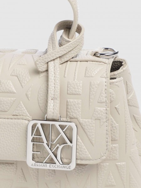 Mala Armani Exchange Mulher Liz Pebble Top Handle