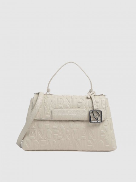 Mala Armani Exchange Mulher Liz Pebble Top Handle