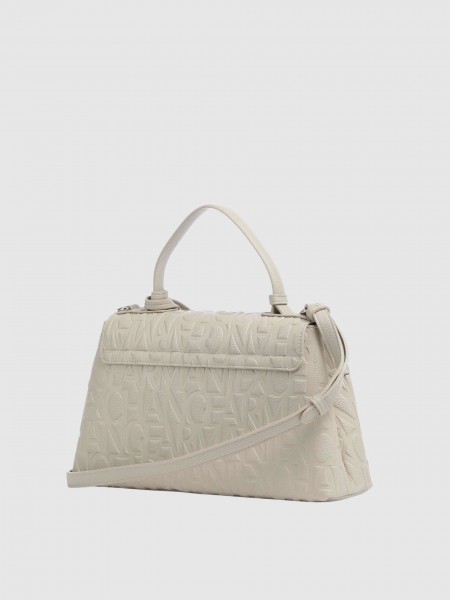 Mala Armani Exchange Mulher Liz Pebble Top Handle