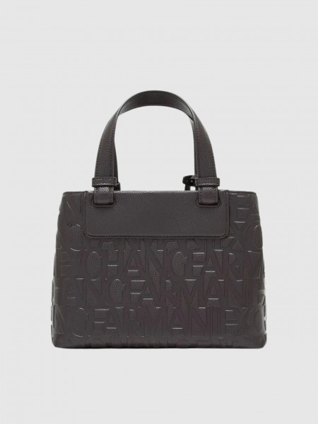 Mala Armani Exchange Mulher Liz Patent Tote S