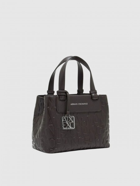 Mala Armani Exchange Mulher Liz Patent Tote S