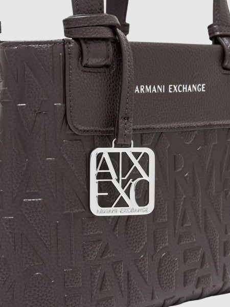 Mala Armani Exchange Mulher Liz Patent Tote S