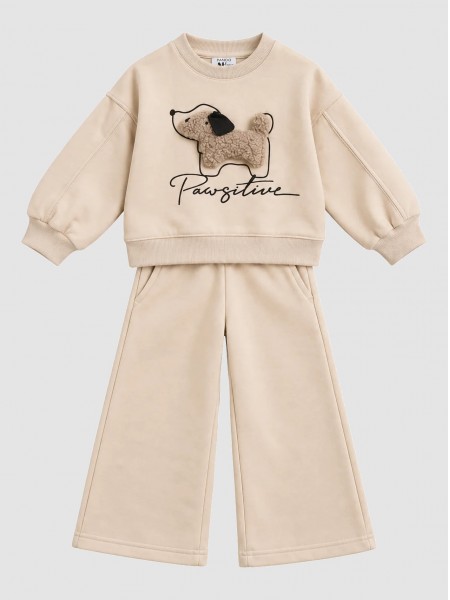 Conjunto 2 Pe�as Mayoral Menina Fato Treino Aplic. Cachorro