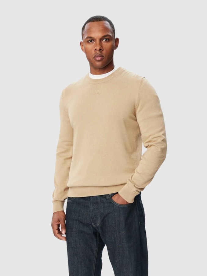 Pullover Man Beige Hugo Boss
