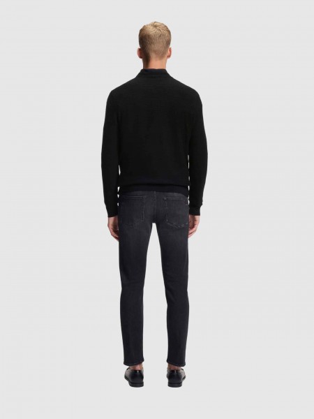 Pullover Man Black Boss