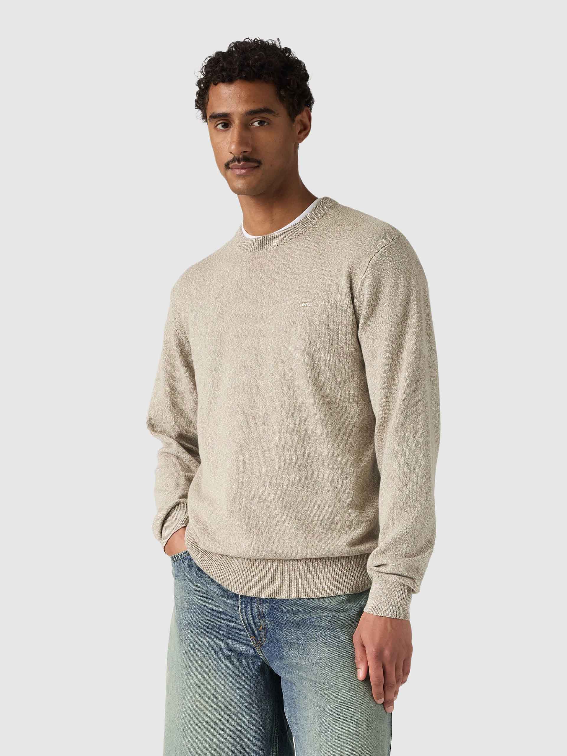 Sueter Hombre Crema Levis