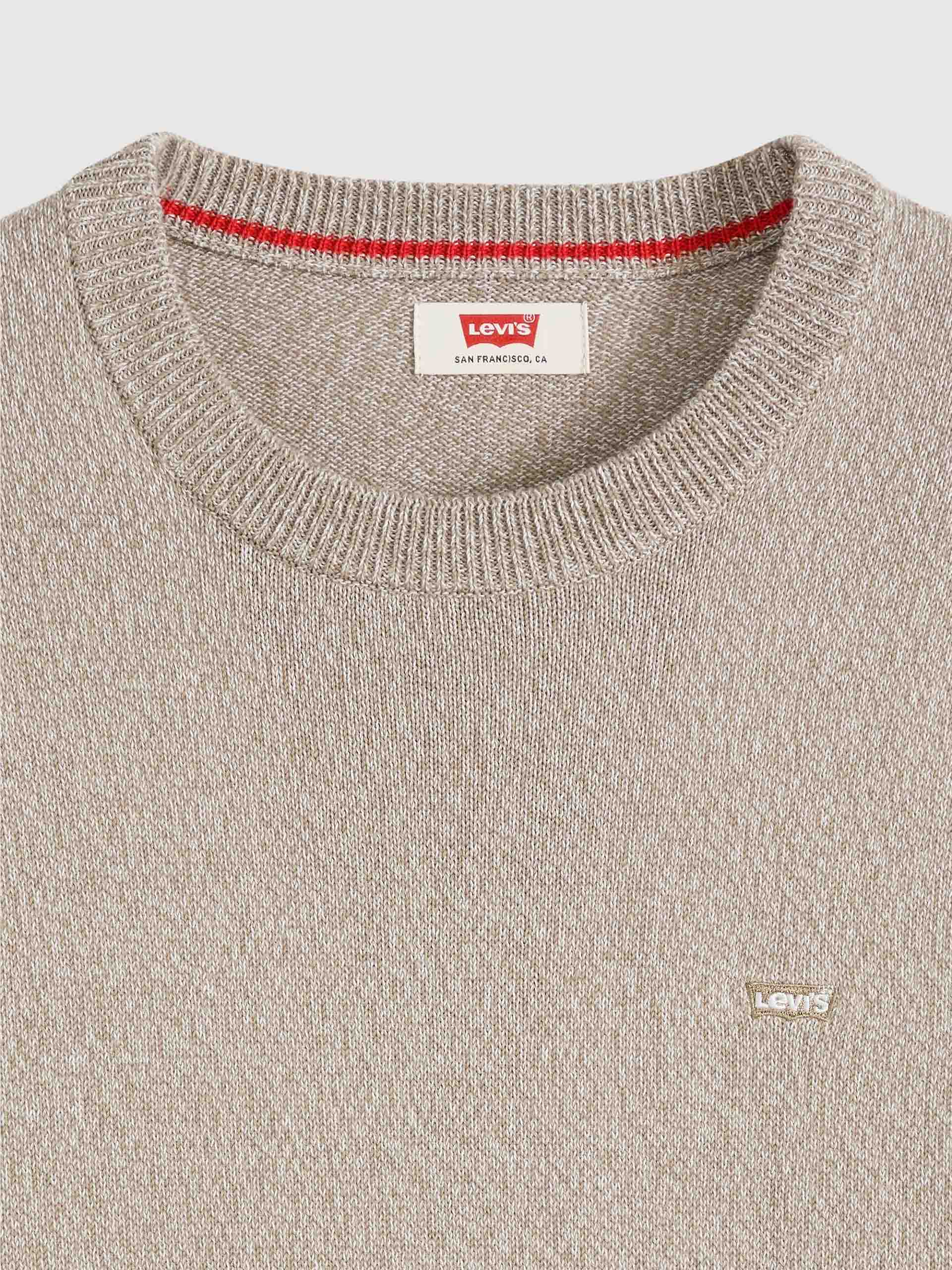 Sueter Hombre Crema Levis