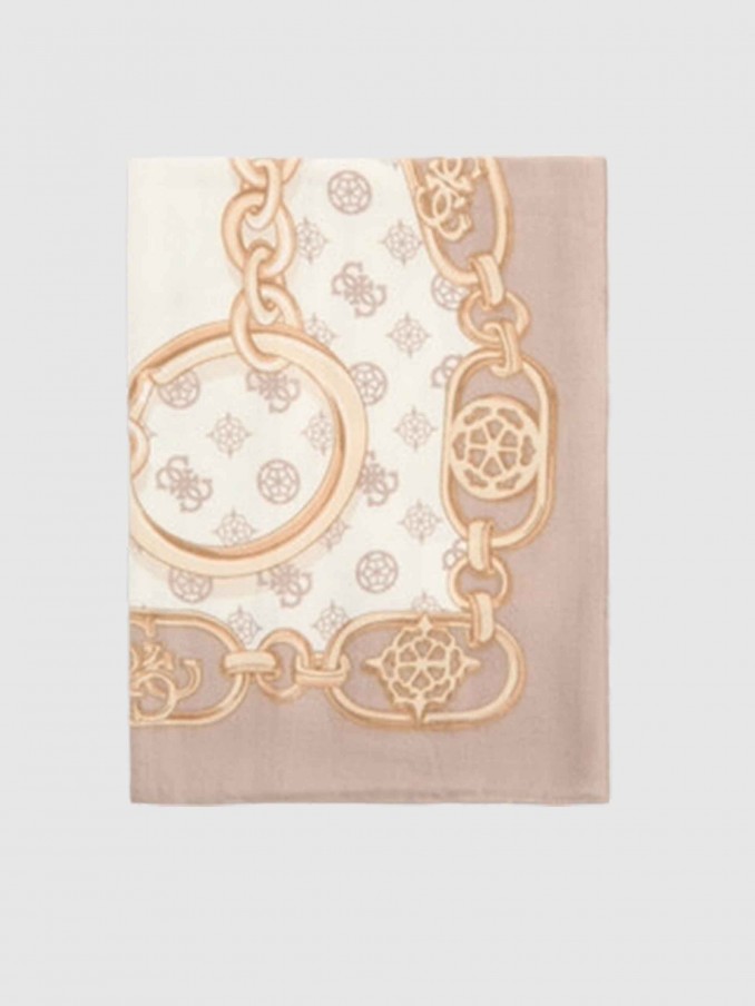 Bufandas Mujer Beige Guess Accessory