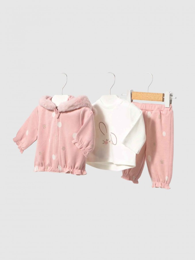 Set Baby Girl Light Pink Mayoral