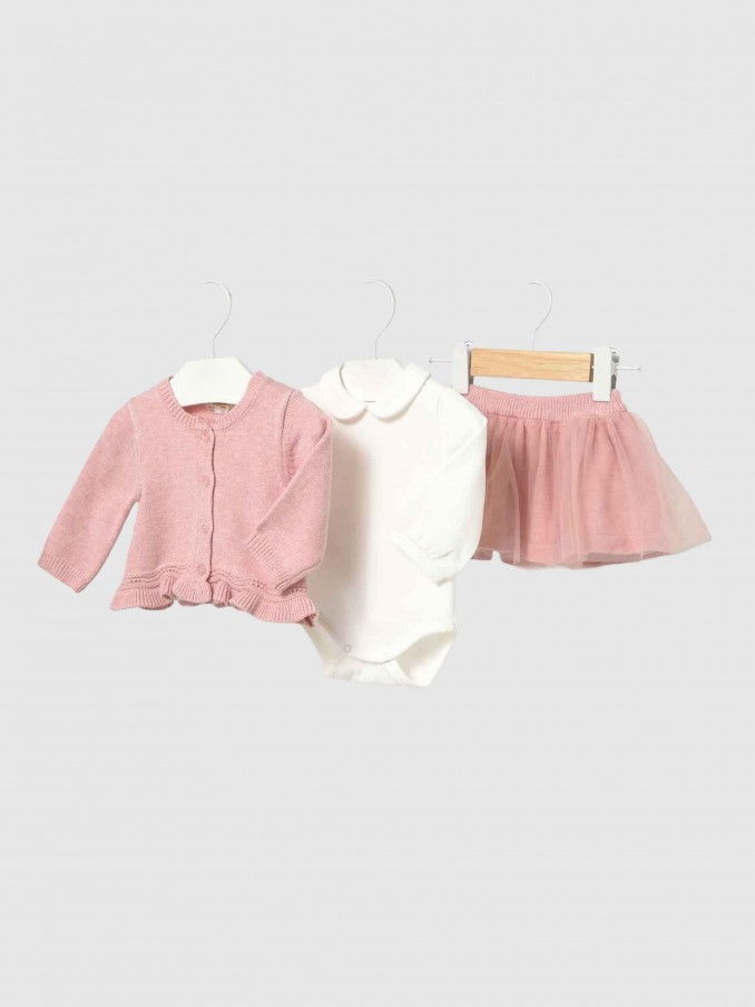 Conjunto Bebe Niña Rosa Mayoral