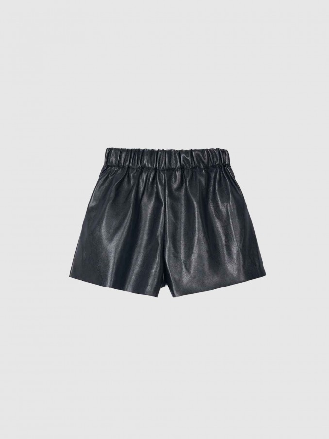 Pantalones Cortos Niña Negro Mayoral