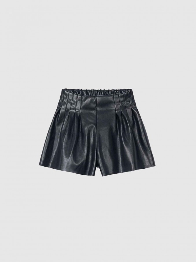 Pantalones Cortos Niña Negro Mayoral