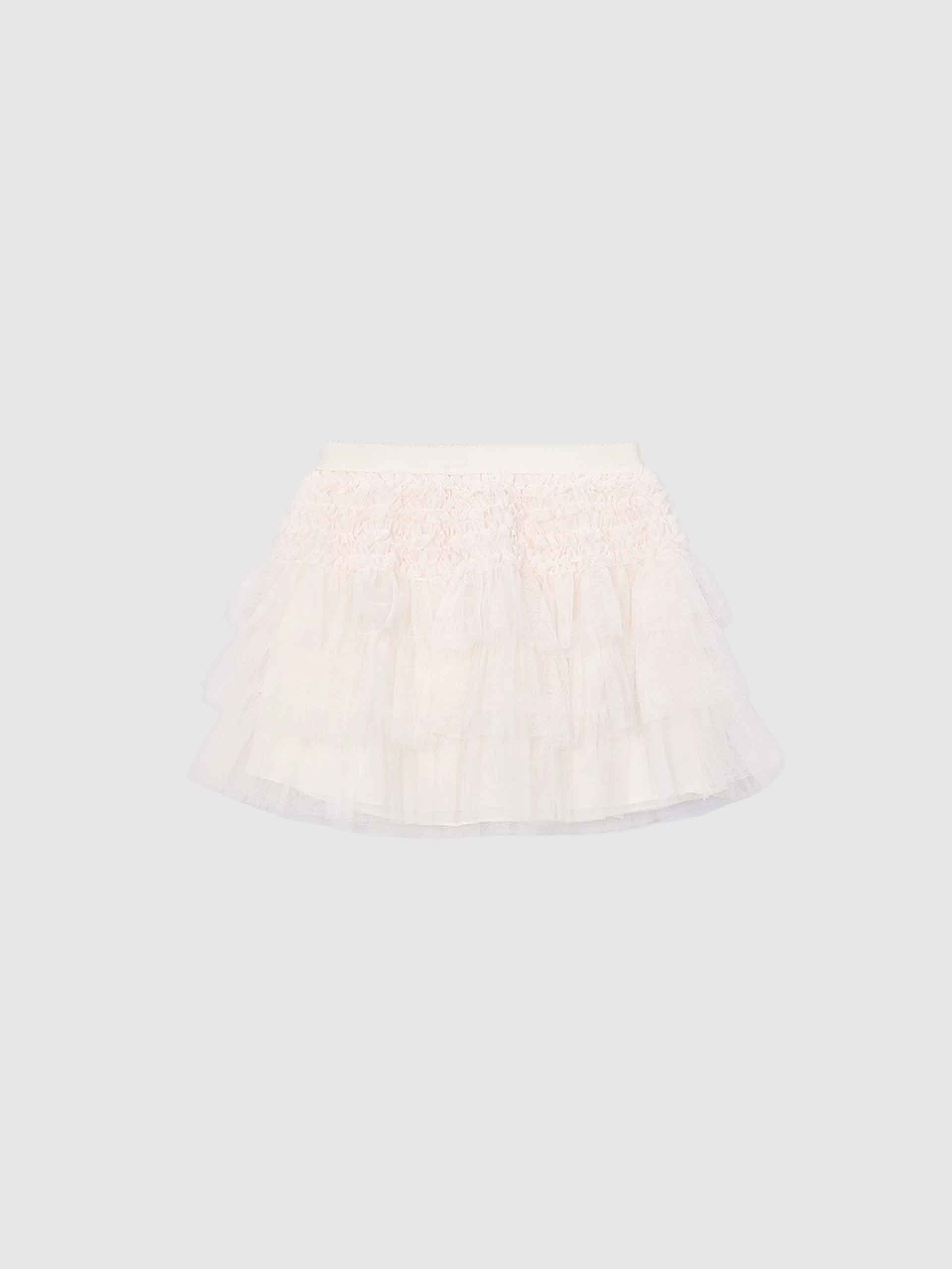 Falda Niña Crema Mayoral
