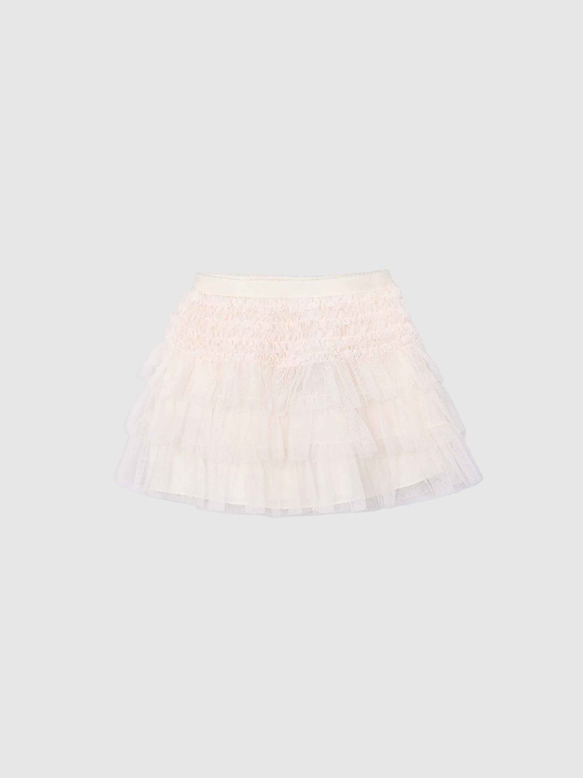 Falda Niña Crema Mayoral
