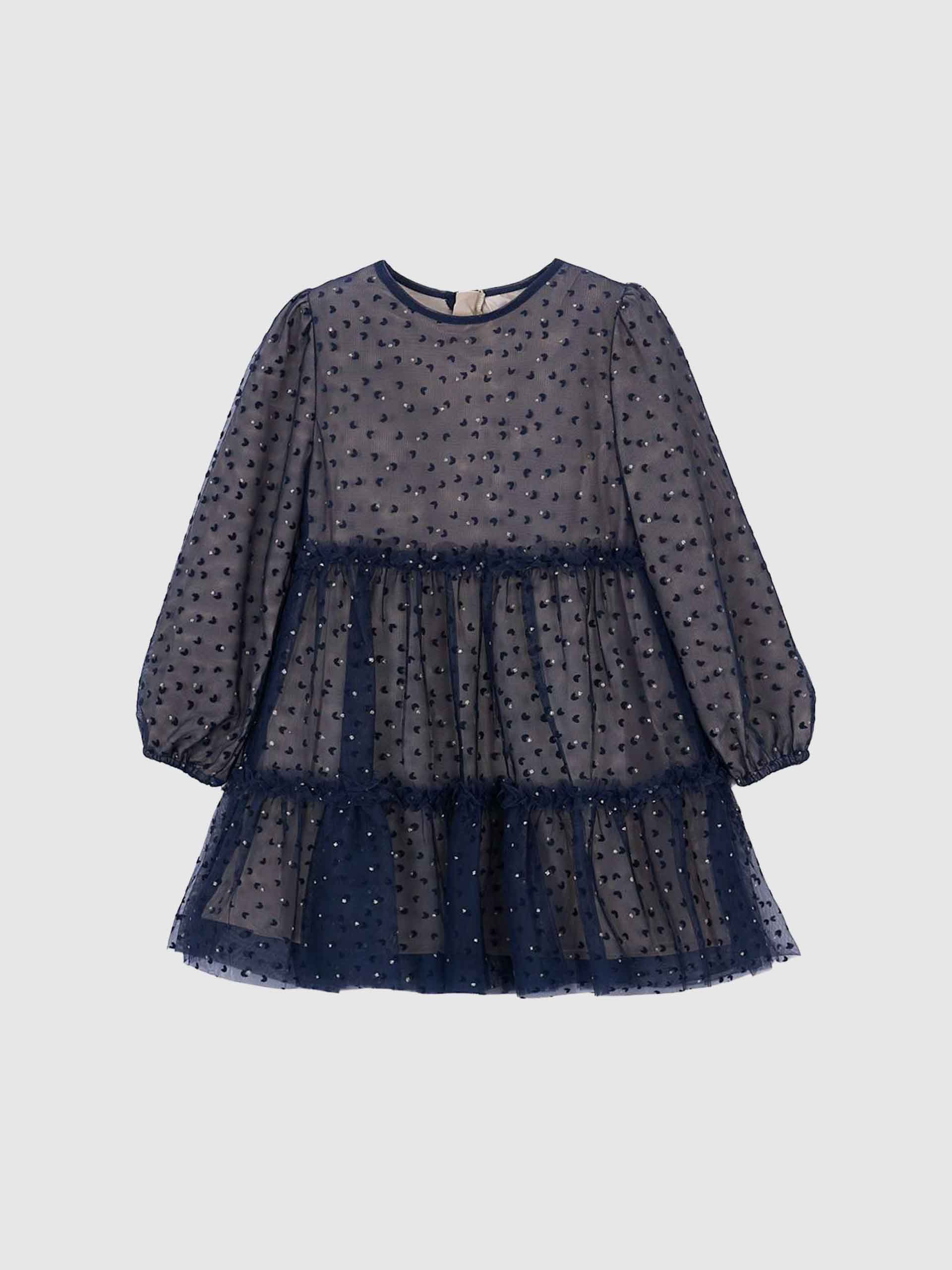 Dress Girl Navy Blue Mayoral