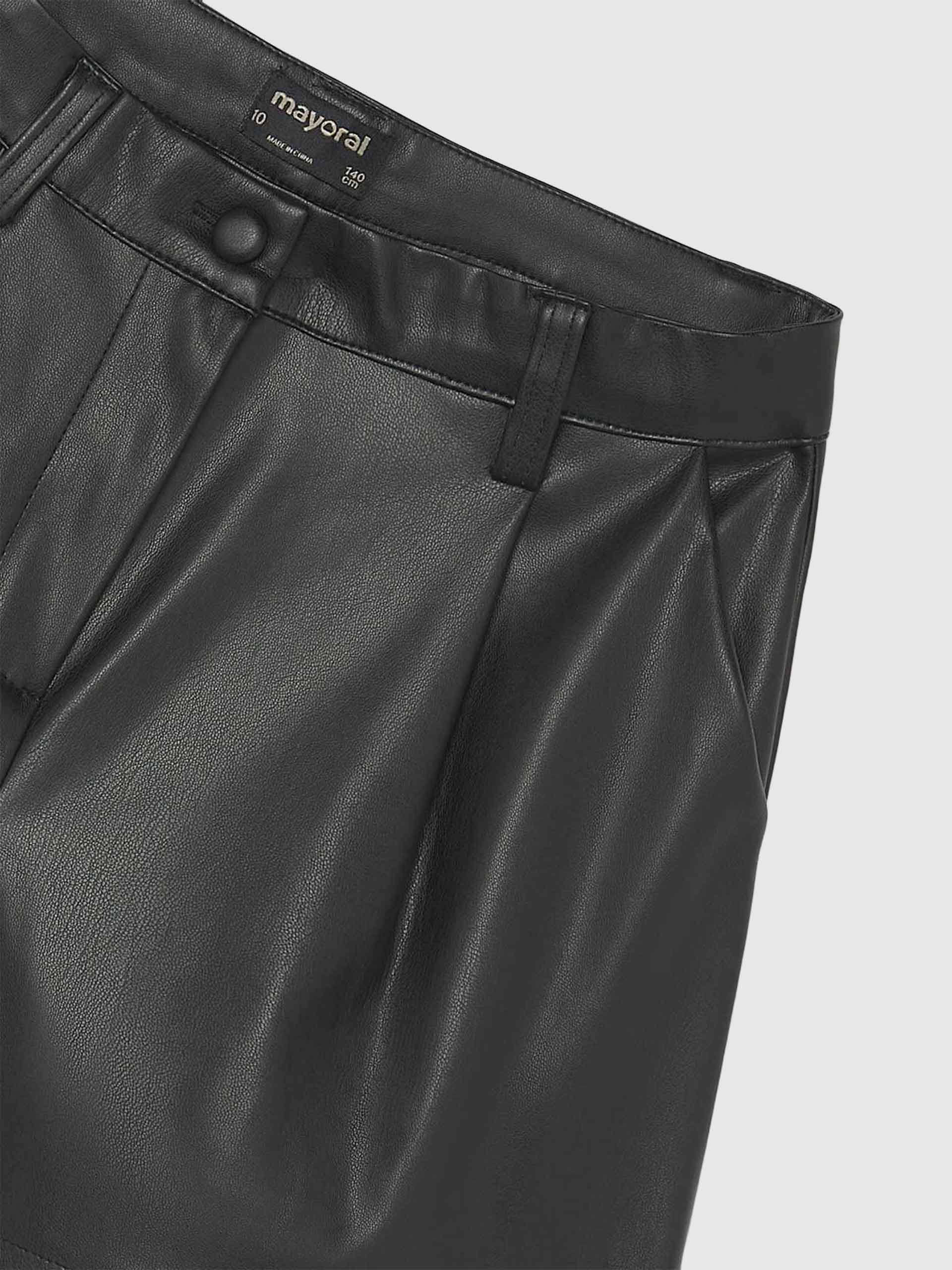 Pantalones Cortos Niña Negro Mayoral