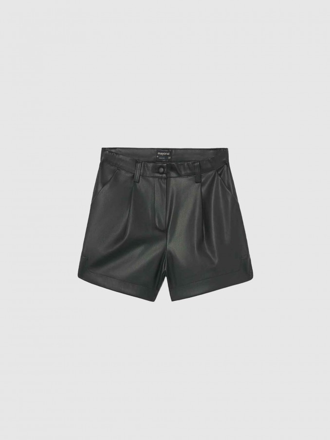 Pantalones Cortos Niña Negro Mayoral