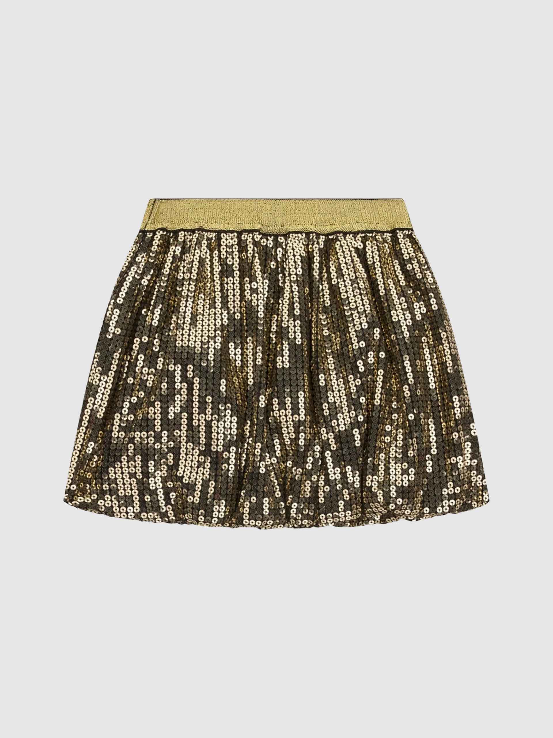 Falda Niña Oro Guess