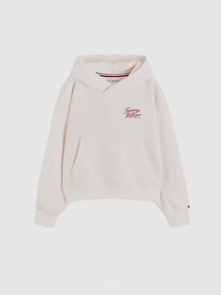 Sweatshirt Tommy Hilfiger Menina Tommy Script Hoodie