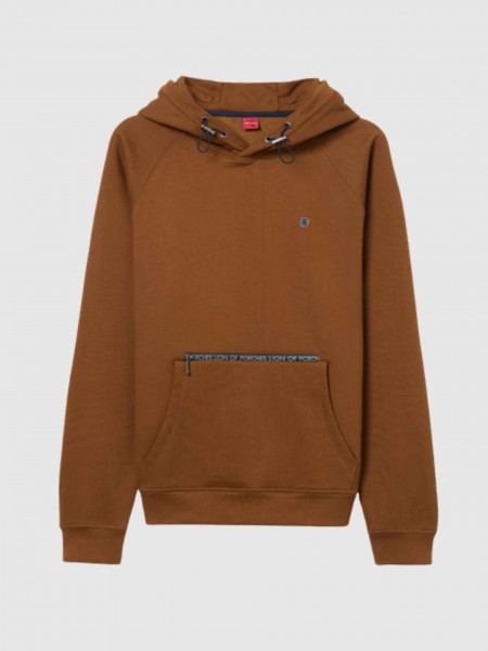 Sweatshirt Man Camel Lion Of Porches Sweatshirt Man Camel Lion Of Porches