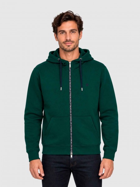 Chaqueta Hombre Verde Oscuro Lion Of Porches