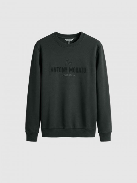 Sweatshirt Man Green Antony Morato Sweatshirt Man Green Antony Morato