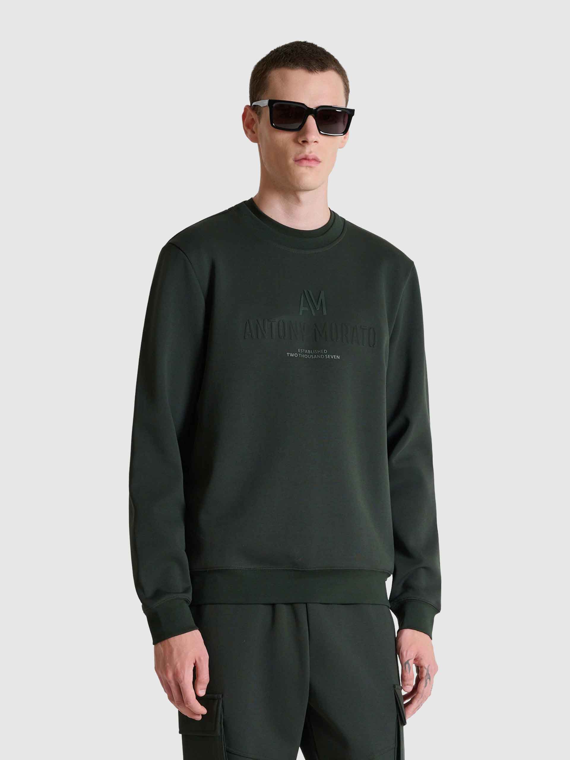Sweatshirt Man Green Antony Morato
