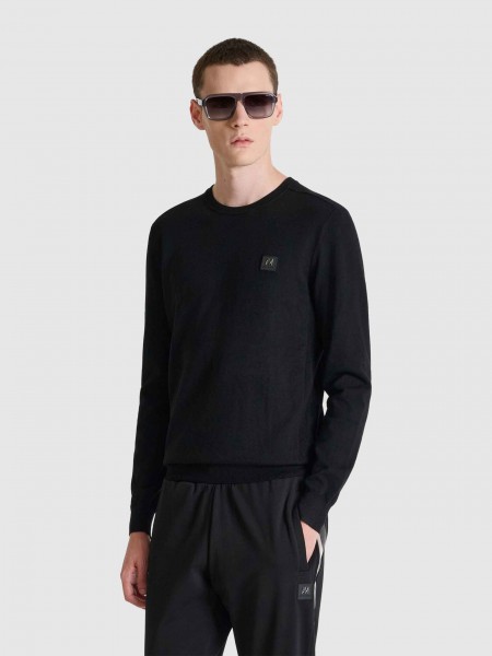 Sueter Hombre Negro Antony Morato