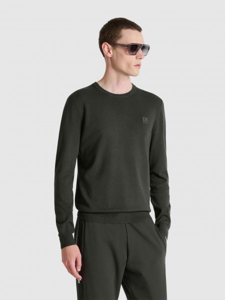 Pullover Man Green Antony Morato