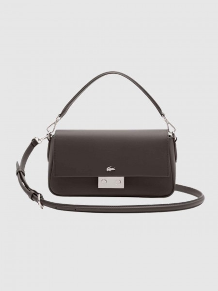 Mala Lacoste Mulher Daily City Horizontal Flap Crossover