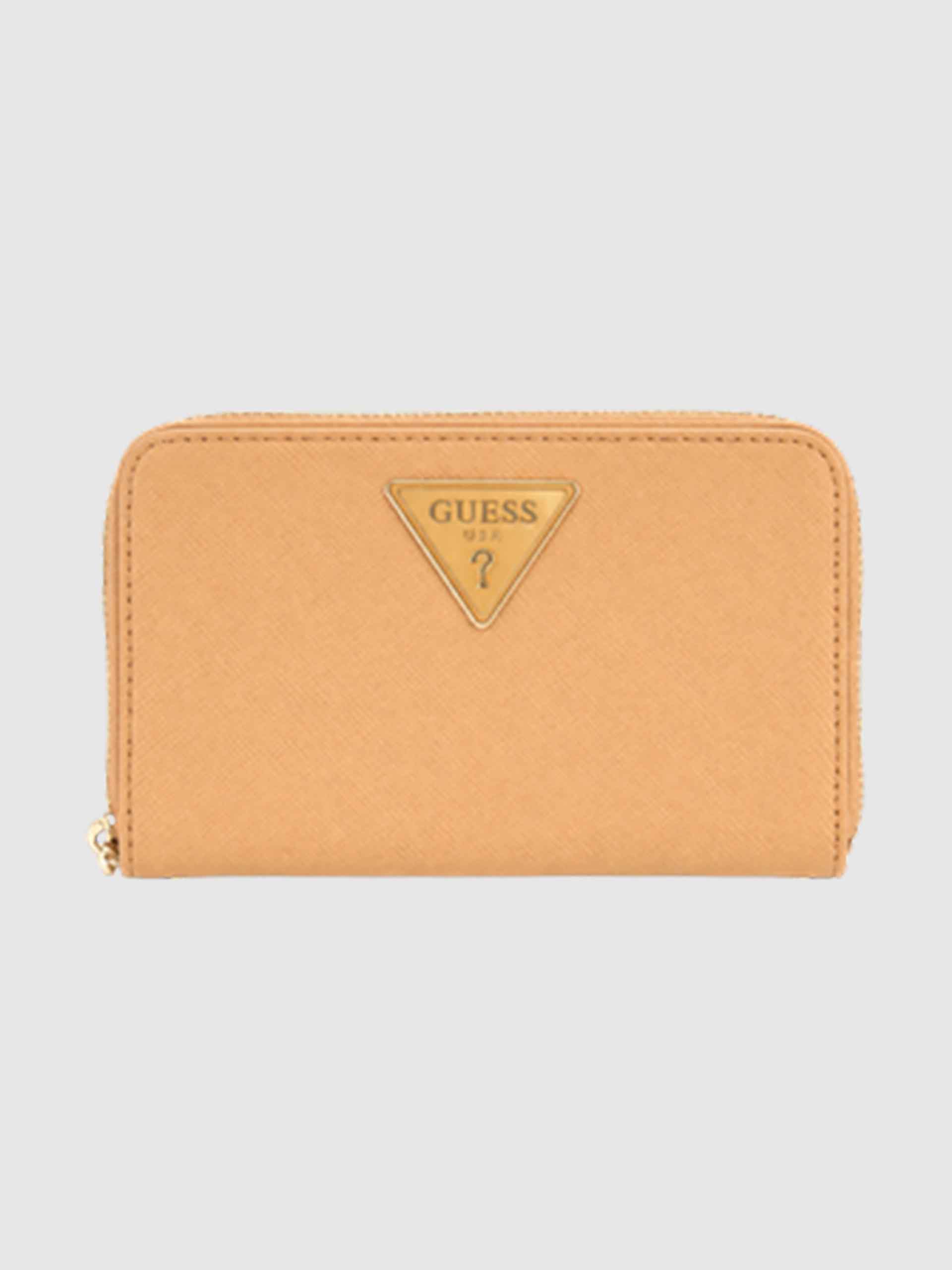 Monedero Mujer Beige Guess