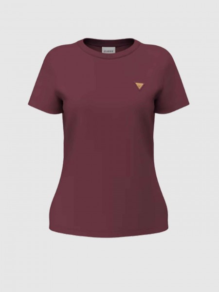 Camiseta Mujer Burdeos Guess Underwear