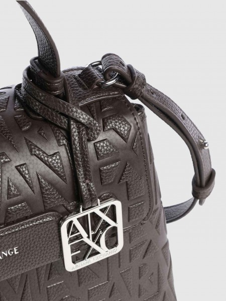 Mala Armani Exchange Mulher Liz Pebble Top Handle