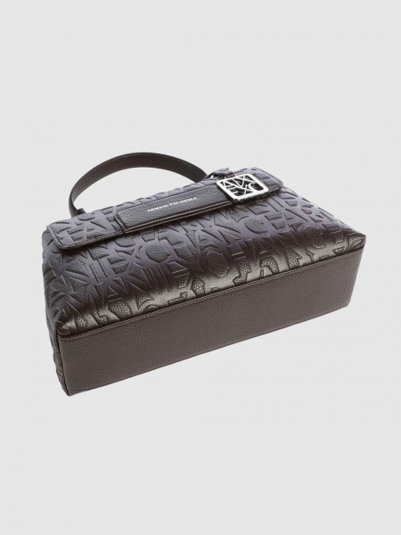 Mala Armani Exchange Mulher Liz Pebble Top Handle
