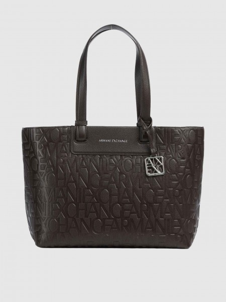 Mala Armani Exchange Mulher Liz Pebble Shopping M
