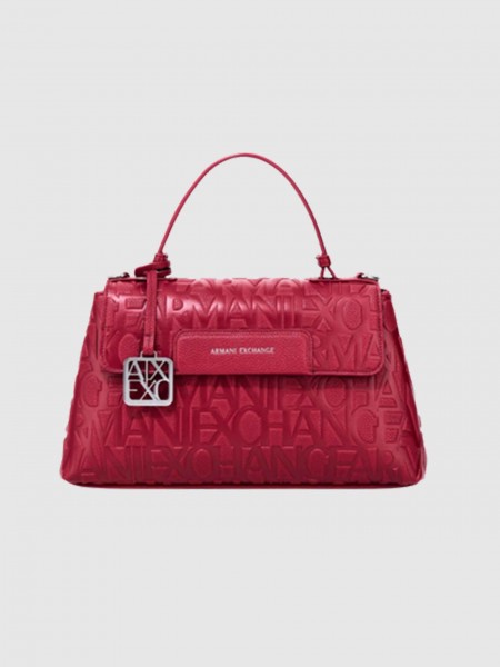 Mala Armani Exchange Mulher Liz Pebble Top Handle Mala Armani Exchange Mulher Liz Pebble Top Handle