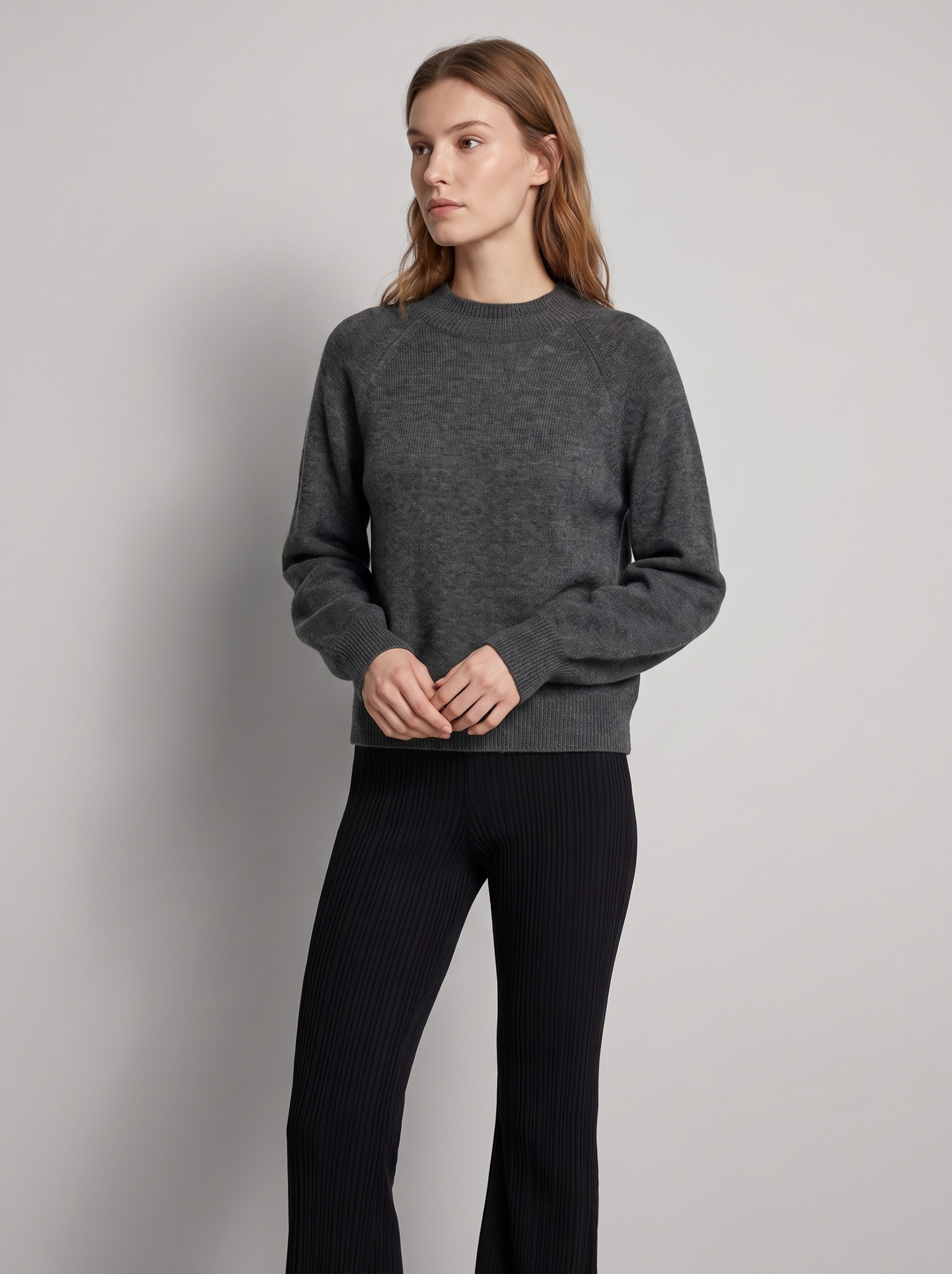 Sueter Mujer Gris Oscuro Vero Moda