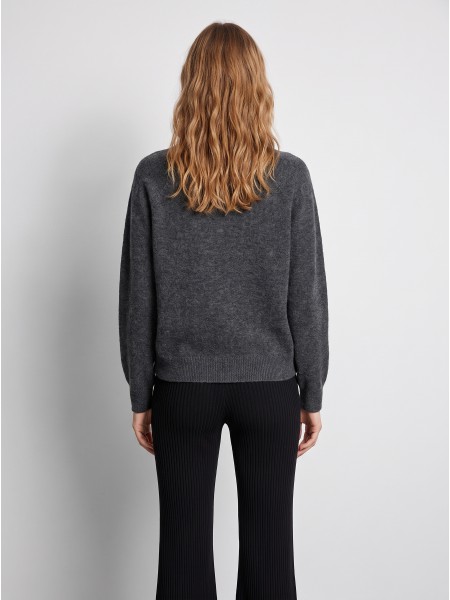 Sueter Mujer Gris Oscuro Vero Moda