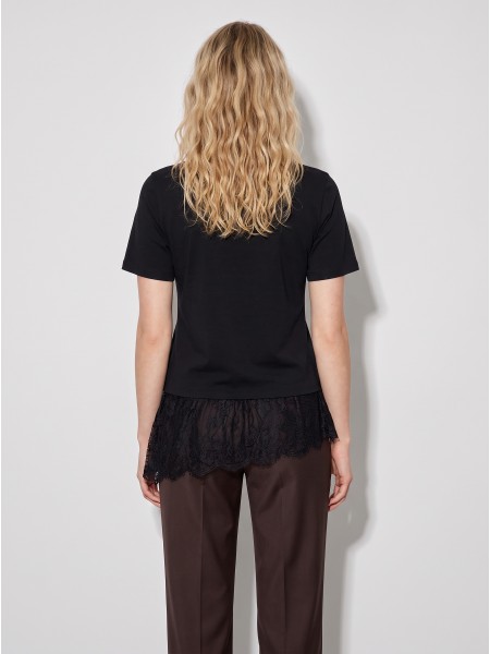 T-Shirt Woman Black Vero Moda