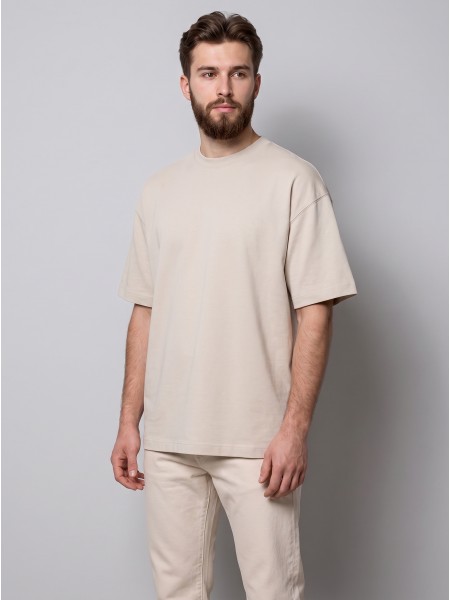 T-Shirt Man Cream Jack & Jones T-Shirt Man Cream Jack & Jones