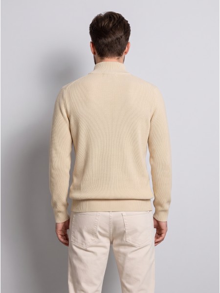 Polo Hombre Crema Selected